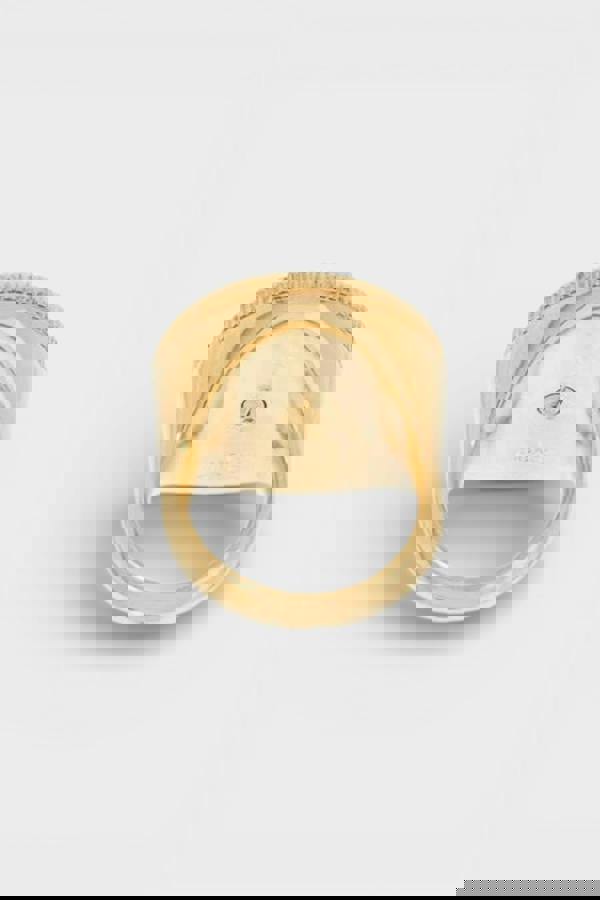 Versace Medusa Biggie Ring Gold Coloured