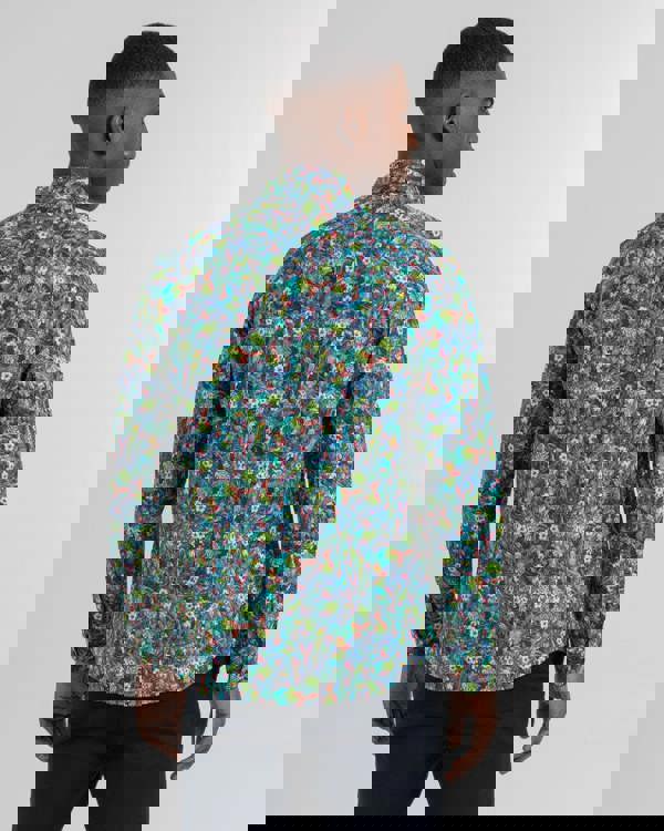 Steel & Jelly Limited Edition Birds Of Paradise Print Long Sleeve Shirt