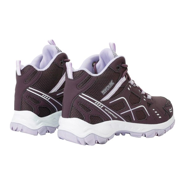 Regatta Girls Vendeavour Walking Boots - Deep Plum/Lilac Frost