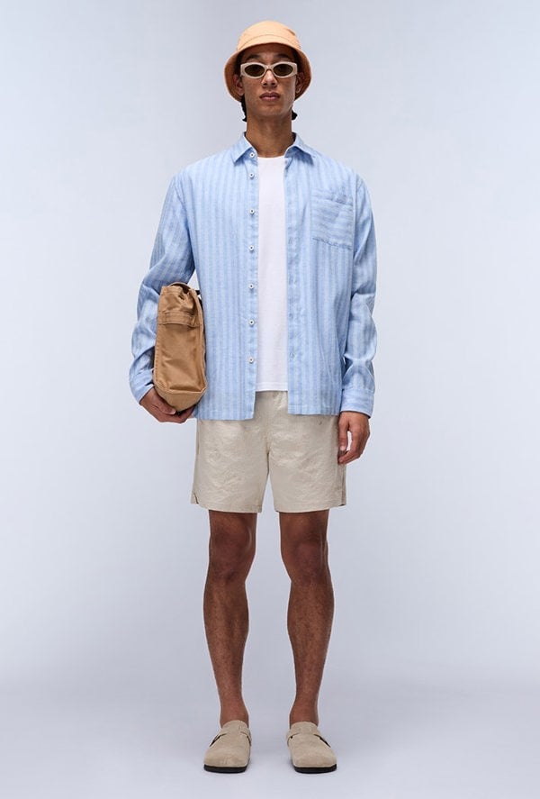Napapijri Men's Brolio Swimming Trunks - Cream