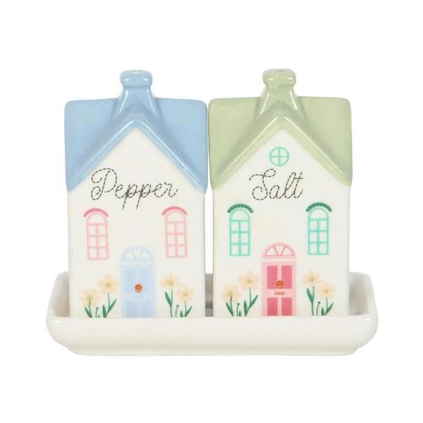 Kingsbury Gifts Ceramic House Salt & Pepper Shakers