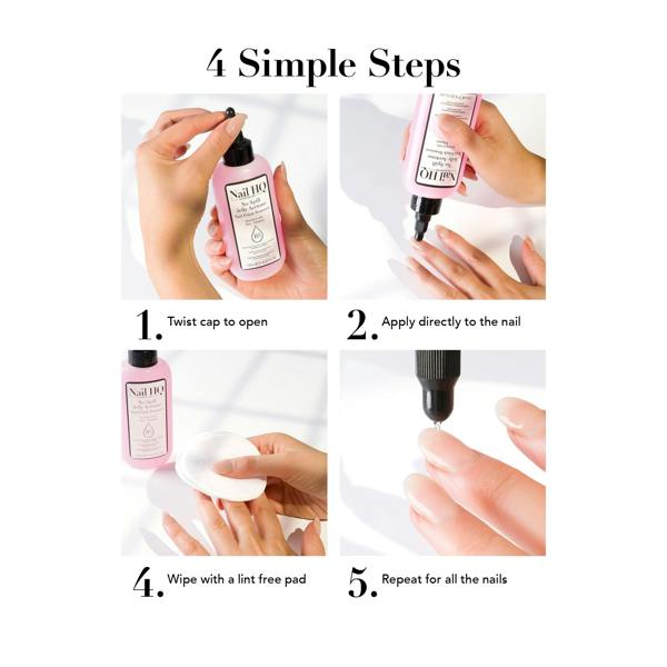 Nail HQ No Spill Jelly Acetone Nail Polish Remover – 125ml