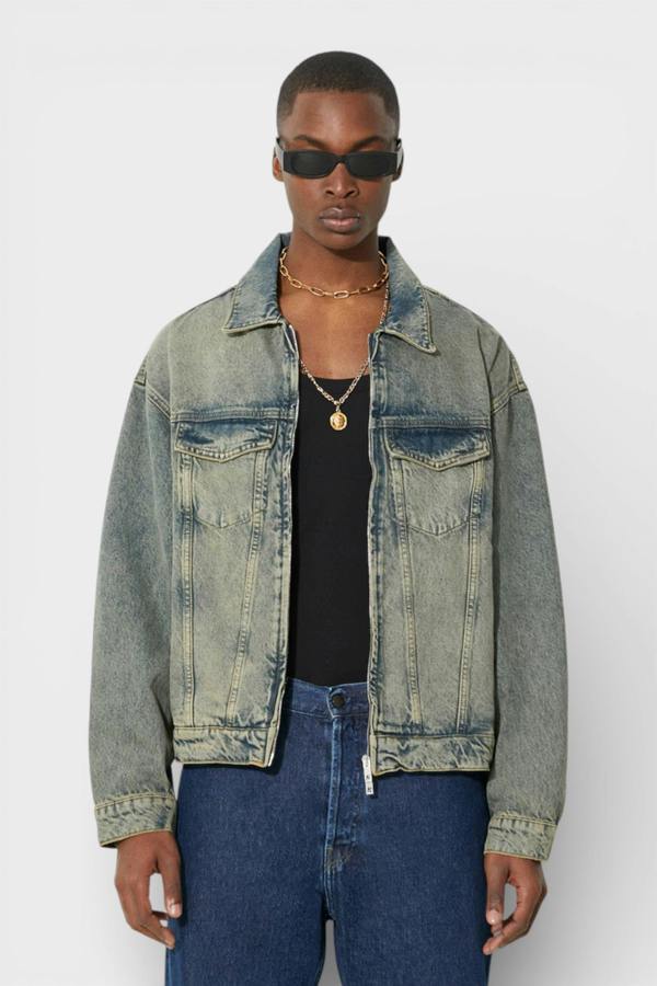 Represent Clo R4 Denim Jacket Blue Cream