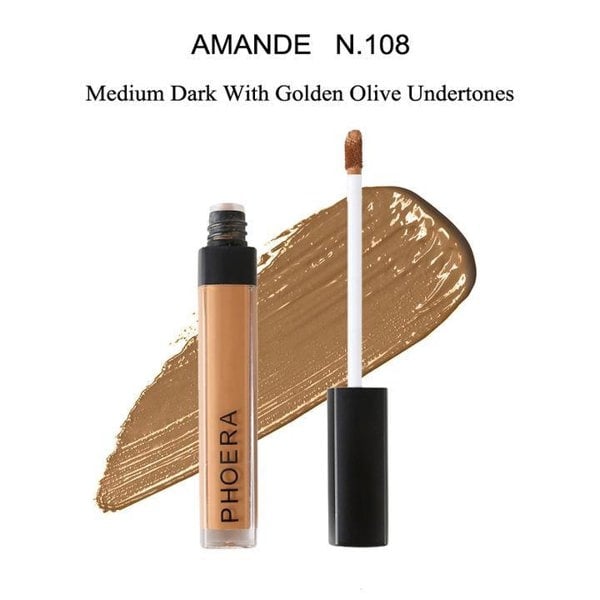 Phoera Full Coverage Liquid Concealer Matt Finish Flawless Concealer