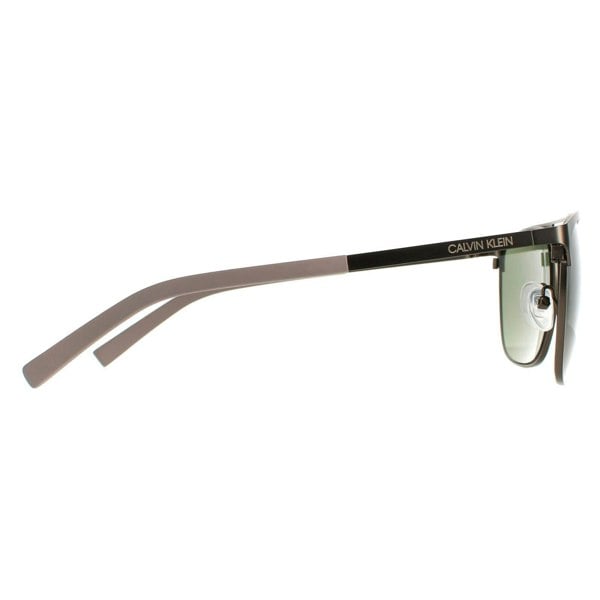 Calvin Klein Sunglasses CK20123S 008 Matte Gunmetal Solid Green G15