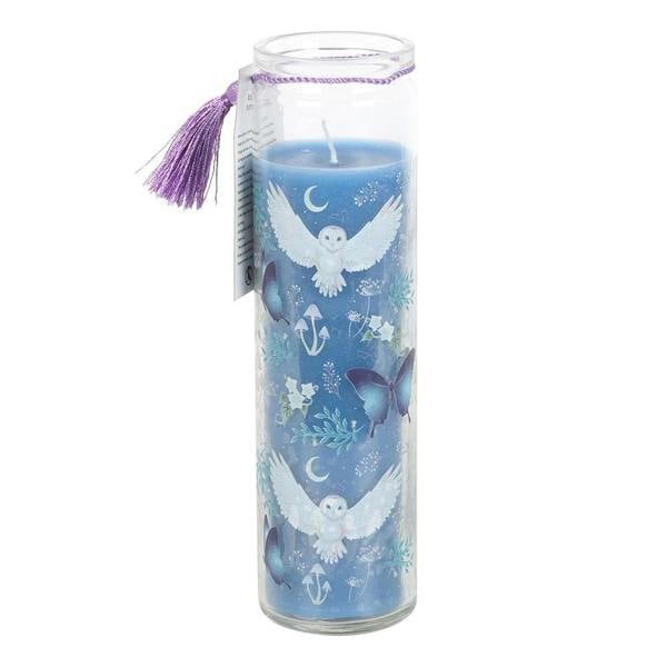 Kingsbury Gifts Night Owl Relaxing Lavender Scented Tall Candle