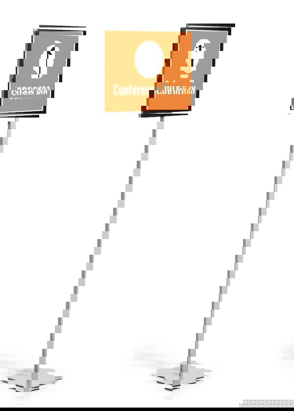 Durable INFO STAND BASIC Aluminium Display Panel Info Floor Sign A3 | 1.4m