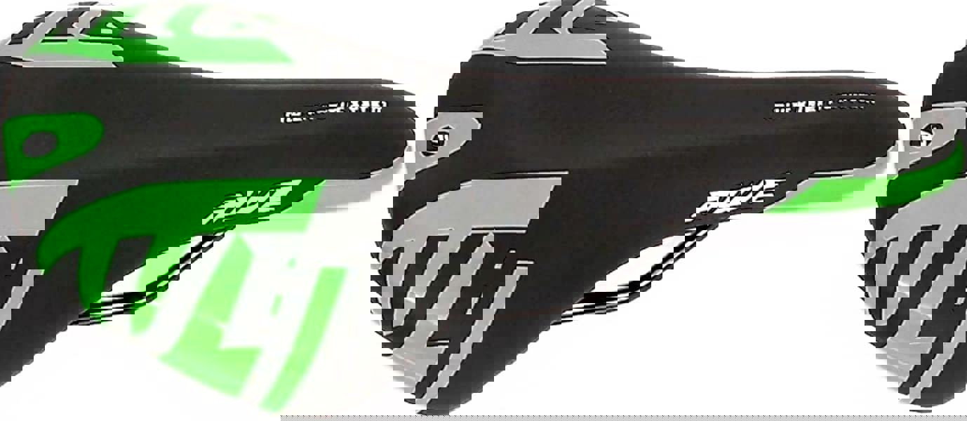 Awe Steel Rail Adult Foam Bike/Bicycle MTB Saddle Mens/Womens Green/Black