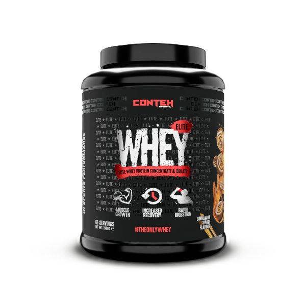 Conteh Sports Whey Elite, Cinnamon Swirl - 1980g