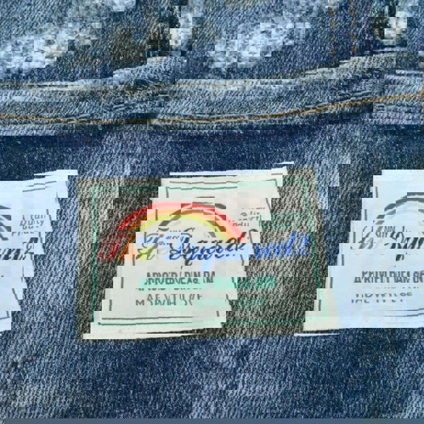Dsquared2 Tidy Biker Jean Paint Splash Reinforced Ripped Blue Jeans