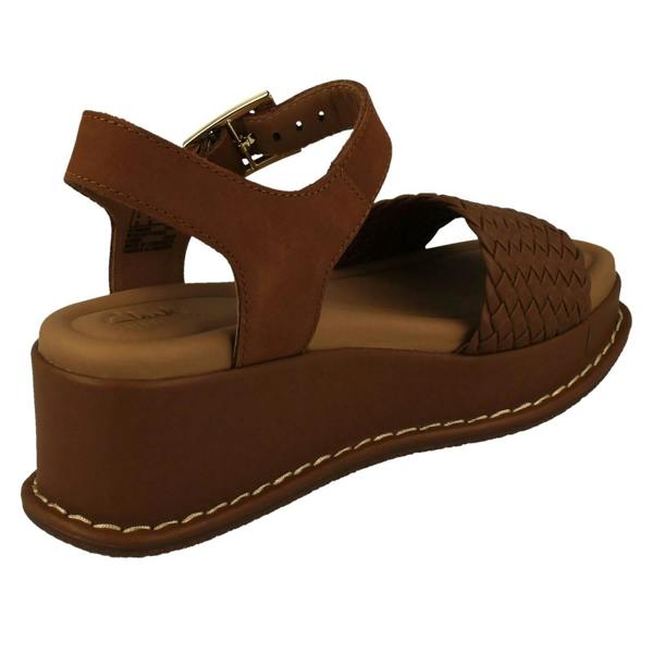 Clarks Ladies Clarks Casual Wedge Heel Sandals Kimmei Bay