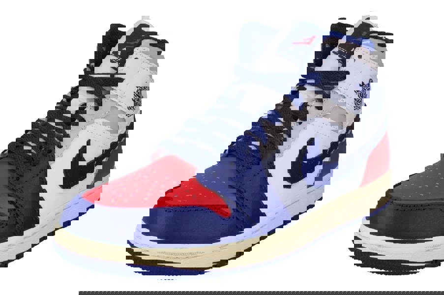 Nike Air Jordan 1 Mid Mens Trainers Dq8426  102 - White Deep Royal Blue 102 - Photo 0