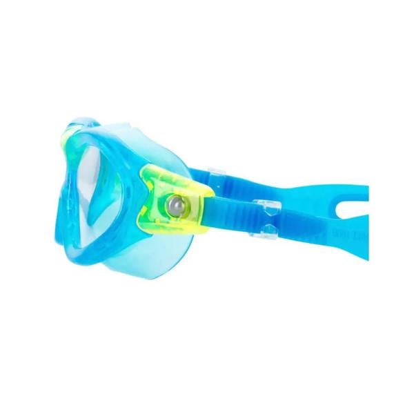 Aquafeel Endurance Pro II swim goggles in blue and green with clear lenses