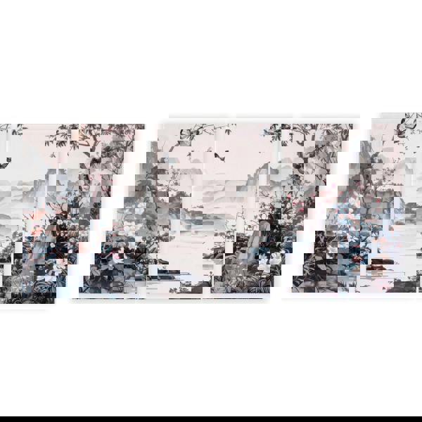 Picture Walls Living Room | Set of 3 Chinoiserie Wall art Prints