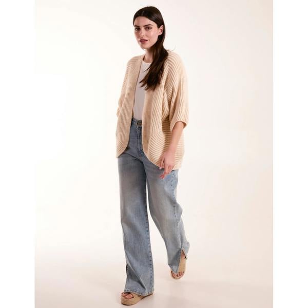 Blue Vanilla Knitted Mid Length Cardigan