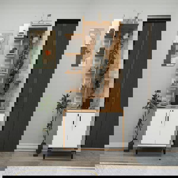 Destina Home Lefteris Hallway Coat Rack with Shelves