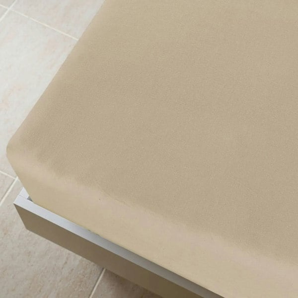Berkfield Jersey Fitted Sheets 2 pcs Taupe 140x200 cm Cotton