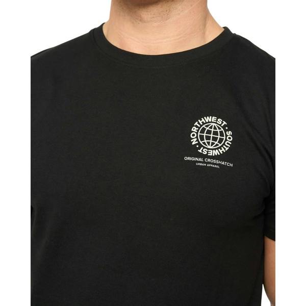 Crosshatch Mens Chittingtons T-Shirt - Black - 
