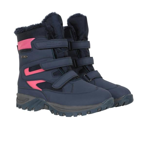 Mountain Warehouse Childrens/Kids Chill Waterproof Walking Boots - Navy - 