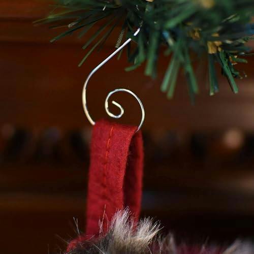 40Pcs Silver Swirl Tree Decoration Hooks for Secure, Reusable Festive Ornament Hanging image 5