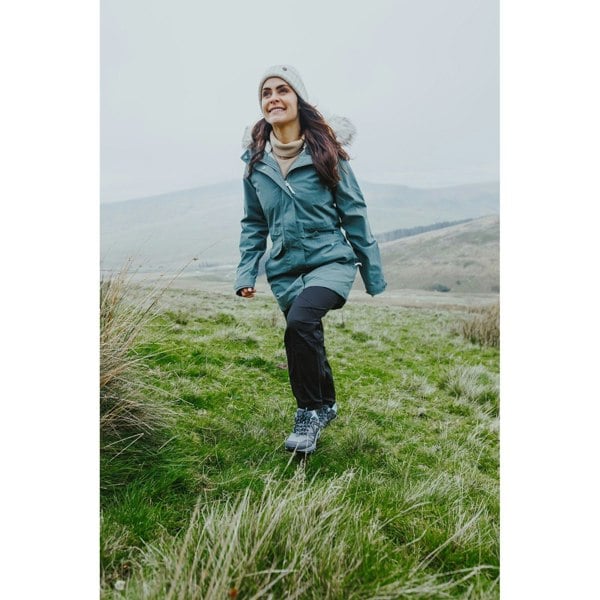 Cotswold model Abbeydale Low Hiker Female in Grey/Black/Aqua
