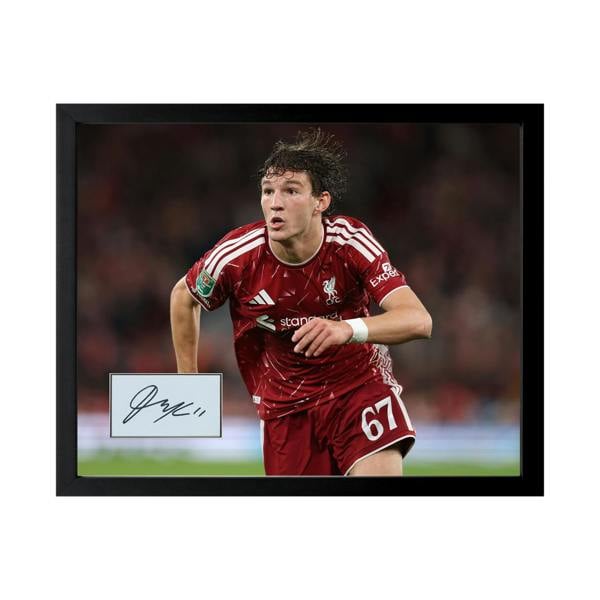 Lewis Koumas Signed Liverpool Cut Deluxe Mount Frame