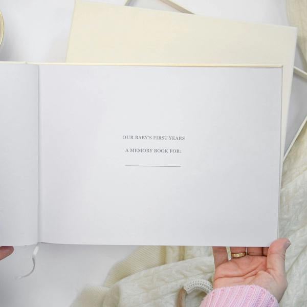 The Baby Gifting Company LUXURY BABY MEMORY BOOK