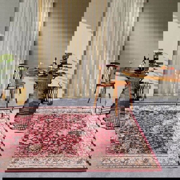 The Rugs Vintage Bordered Indoor-Outdoor Rug