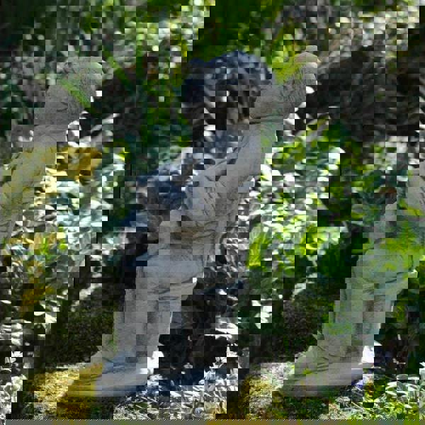 Funny Stone Cast Lawn Sign Gin Man