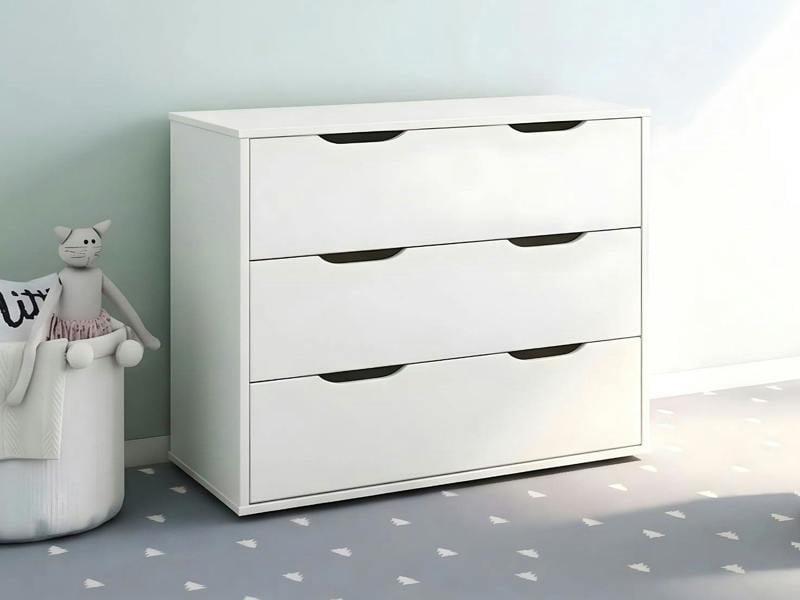 Nora Chest of 4 Drawers White