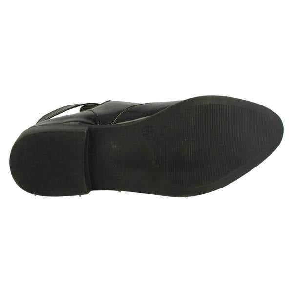 Spot On Ladies Spot On Cut Out Ankle Boots