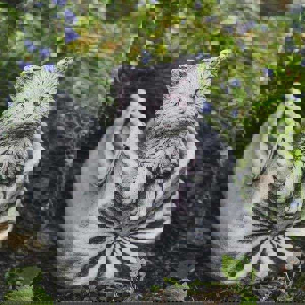 Cat in Bag Stone Pot planter