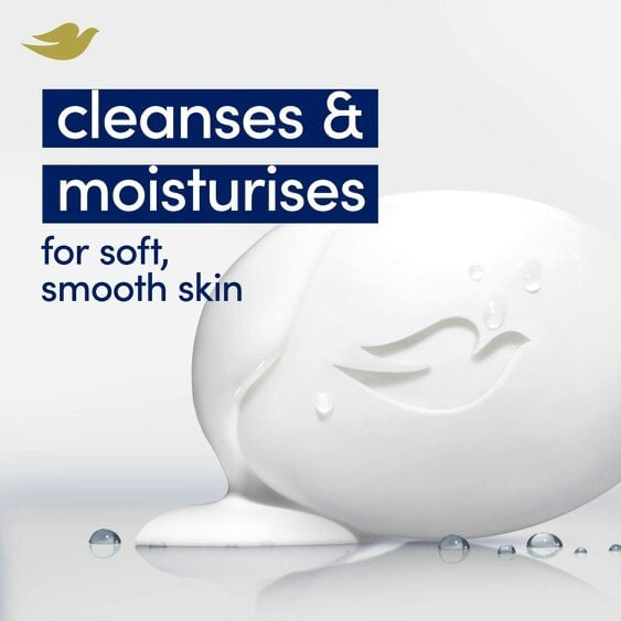 Dove Orignal Moisturising Beauty Cream Bar for Soft & Smooth Skin, 6x90g, 3 Pack