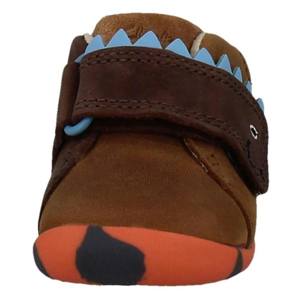 Clarks Boys Clarks Pre-Walking Dinosaur Detail Casual Shoes Roamer Stomp