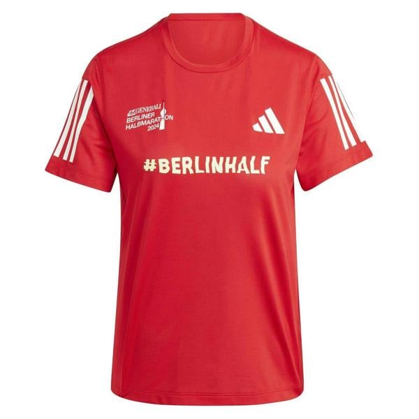Adidas Womens/Ladies Berlin Half Marathon 24 T-Shirt - Red - 