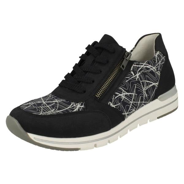 Rieker Ladies Remonte Stylish Heeled Trainers R6700