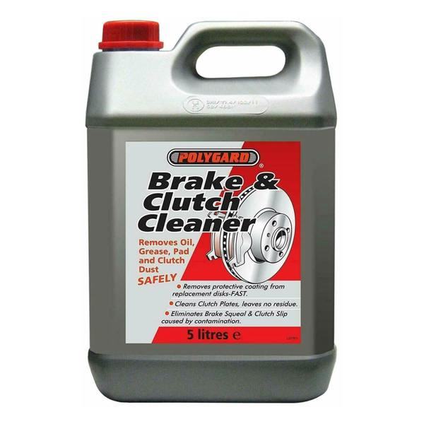 Polygard Brake & Clutch Cleaner Removes Oil Grease Dust Pats Degreaser Polygard 5L