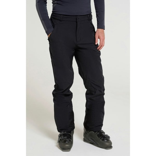 Mountain Warehouse Mens Axis Extreme Softshell Ski Trousers - Jet Black