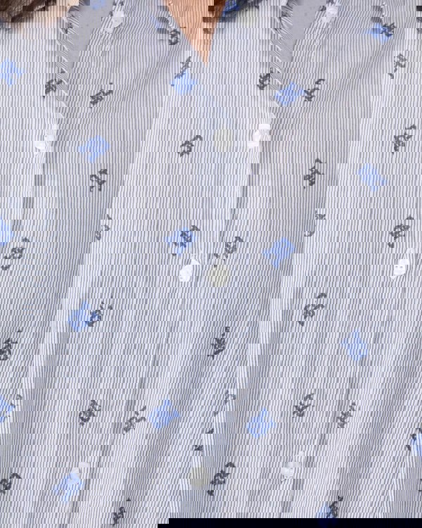 Tommy Hilfiger Ithaka Stripe Womens Easy Fit Shirt