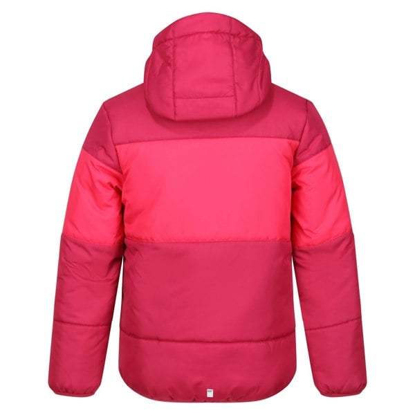 Regatta Girls Lofthouse VII Terrain Print Padded Jacket - Berry Pink/Pink Potion