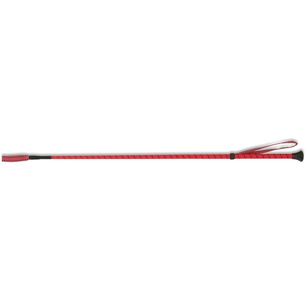 Shires Thread Stem Horse Riding Whip - Red