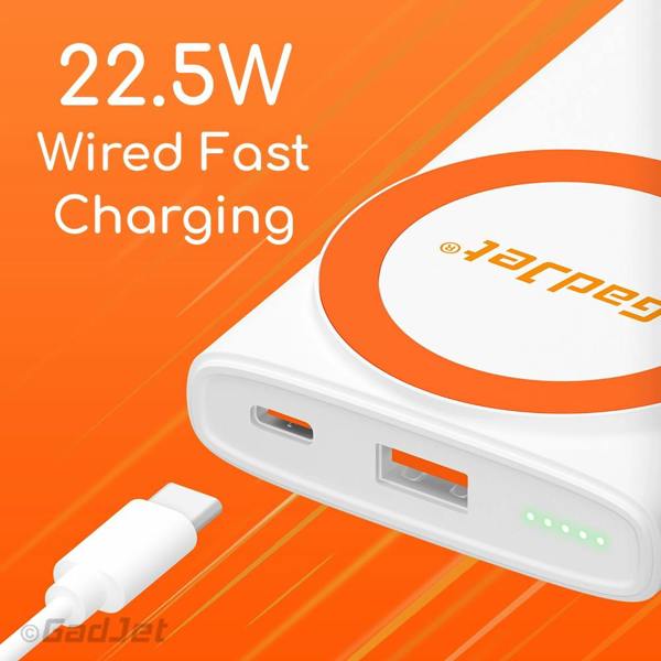 GadJet MagJet 8,000mAh Fast Wireless Power Bank