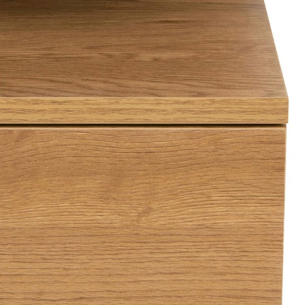 Furniture To Go Ashlan Bedside Table with 1 Drawer in Oak
