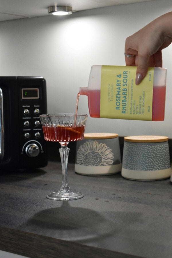 Letterbox Cocktails Rosemary & Rhubarb Sour – Premium Letterbox Cocktail (100ml)