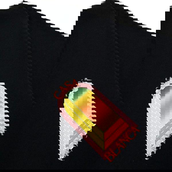 Casablanca Gradient Arch Design Black T-Shirt