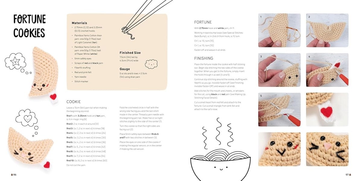 Kawaii Crochet: 40 super cute crochet patterns for adorable amigurumi (Paperback Book)