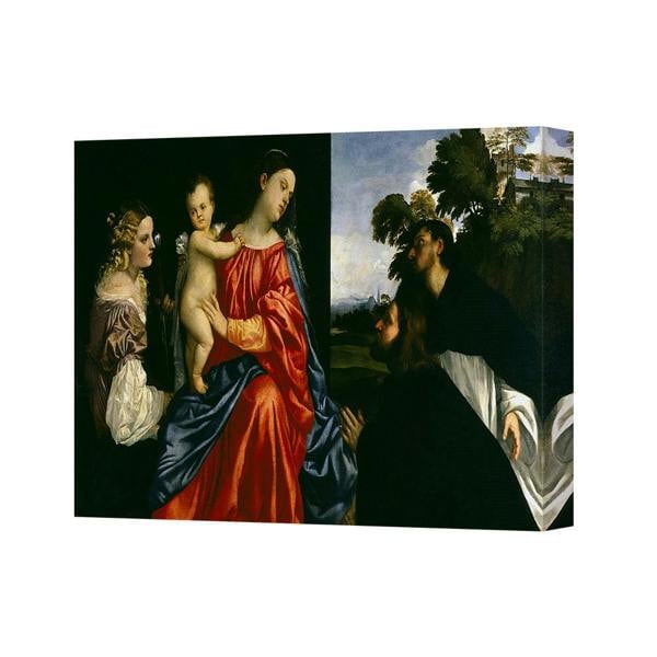 Benjamin Tate Design Canvas Wall Art Print Madonna And Child Reproduction Giclee