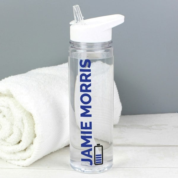 Personalised Memento Company Personalised Blue Fuel Water Bottle