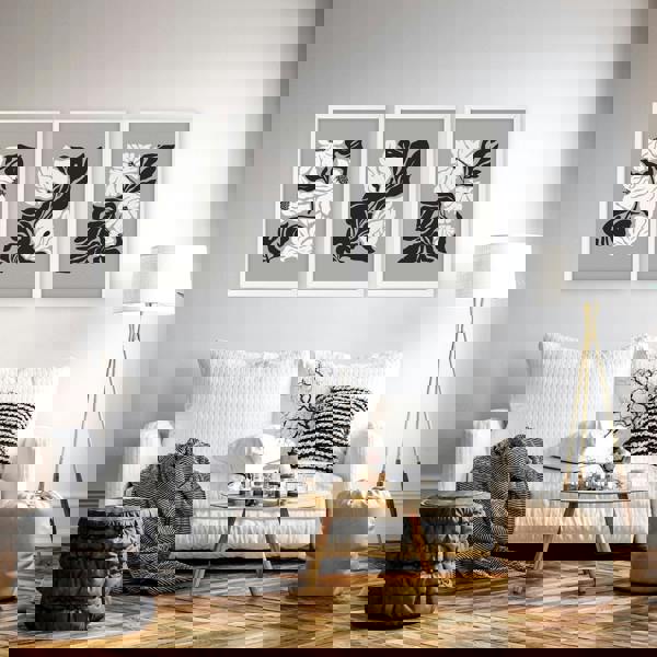 Pictures For Living Room | Set of 3 Botanical Wall art Prints