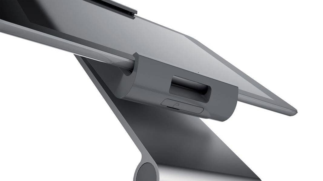Durable Aluminium Foldable Tablet Holder iPad Desk Stand | Lockable & Rotatable